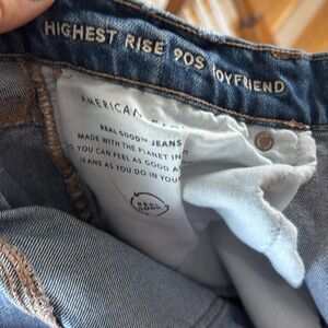 AE Highest Rise 90s denim - excellent condition - medium wash